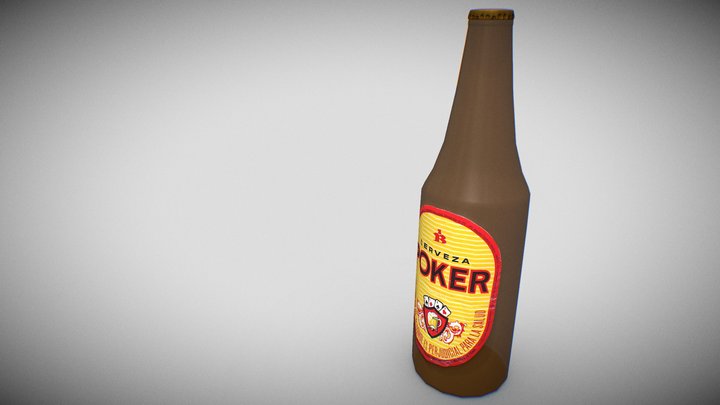 BotellaPoker 3D Model