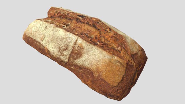 Galician Bread 3D Model