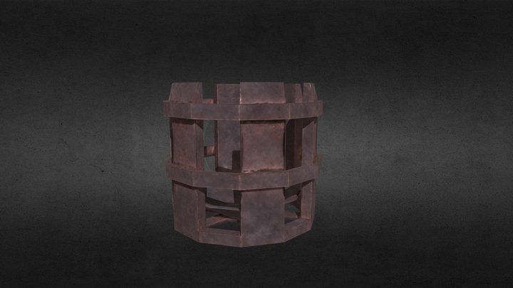 Rusted Brazier 3D Model