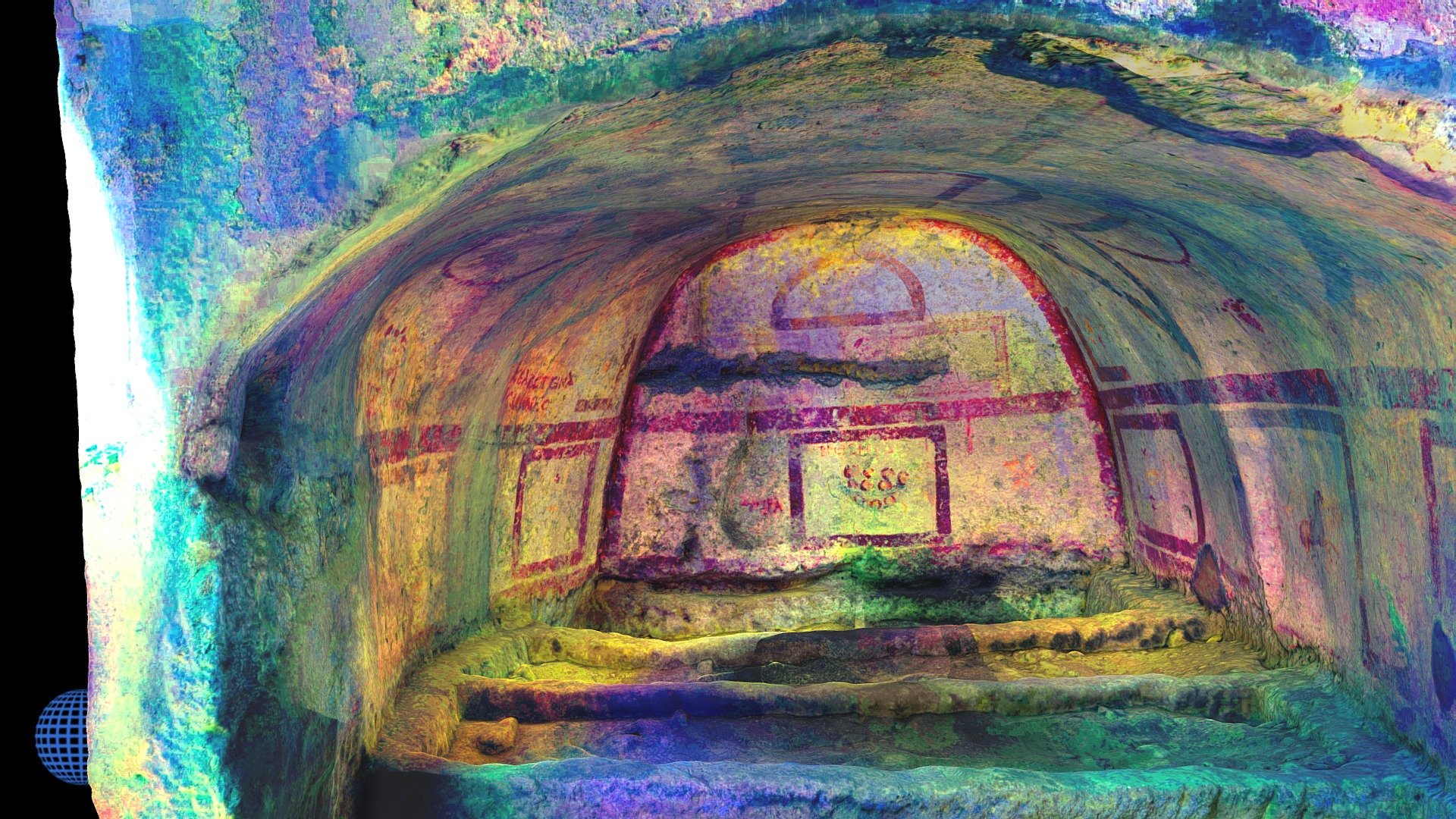 DStr. San Gennaro Catacomb  Fresco, Napoli (19a)