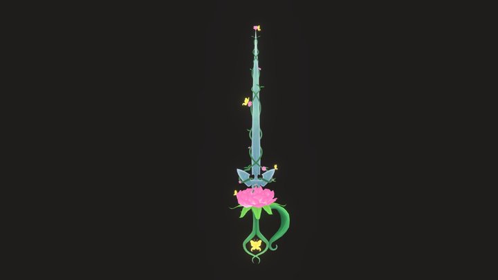 Whimsical Fairy Rapier 3D Model