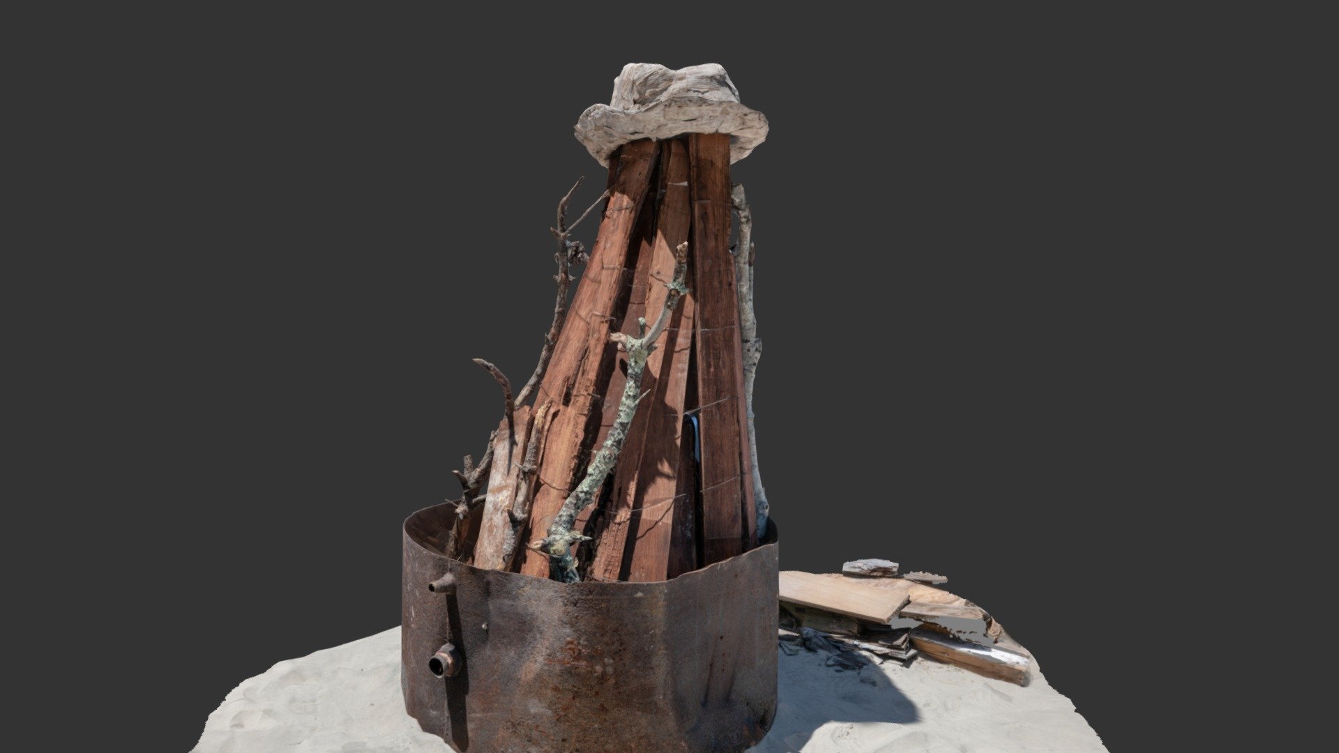 Hatonastick1 3D model by Gallery of Reality (GalleryofReality