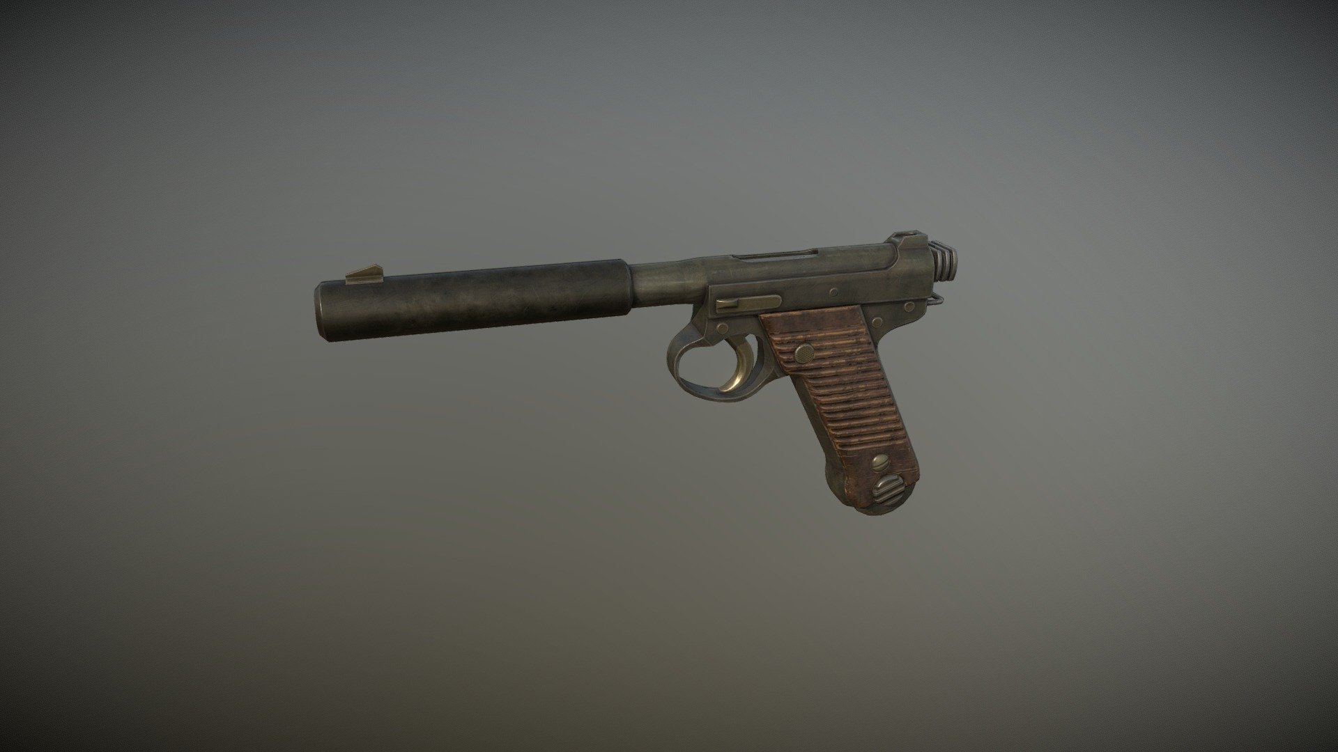 Nambu Pistol - Download Free 3D Model By DJMaesen (@bumstrum) [64aa60c ...