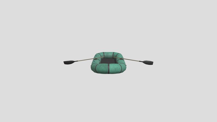 Rubber boat 3D Model