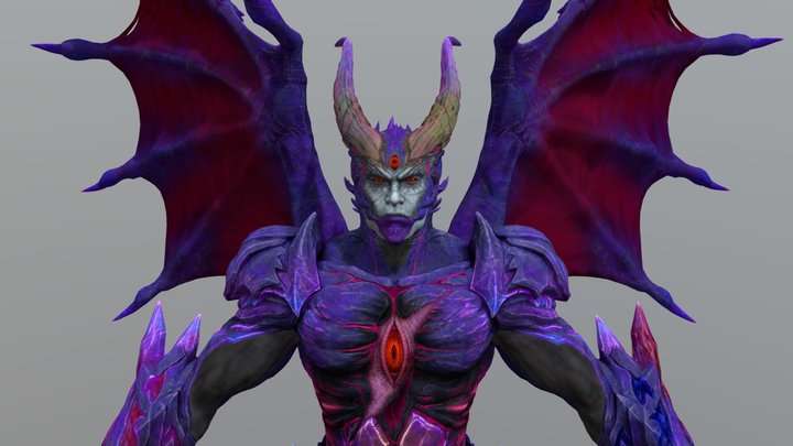 True Devil Kazuya 3D Model