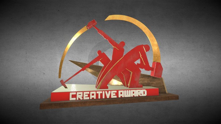 Creative Award 3D Model