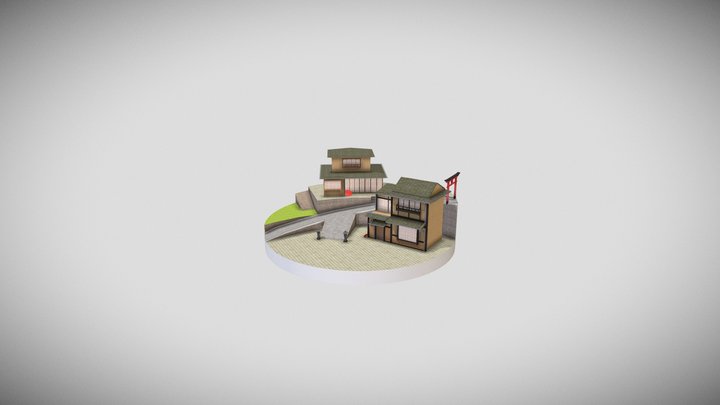 1DAE18_De_Vos_Louis_Cityscene_Kyoto 3D Model