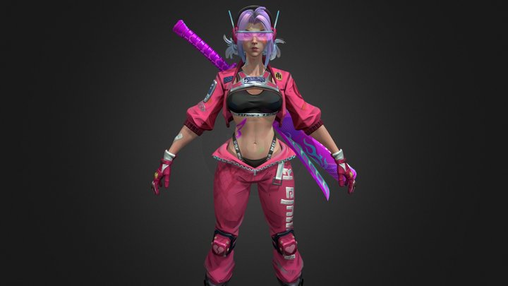 Psylocke - FLEETING BUTTERFLY 3D Model