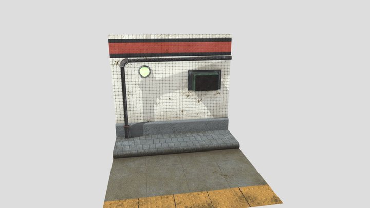 Alley (Subway) 3D Model