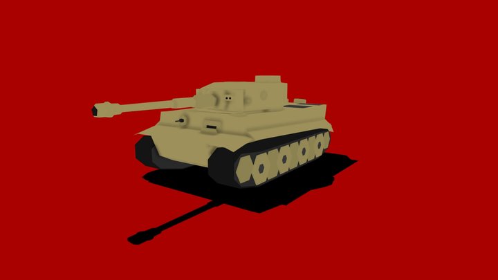 Tiger 1 Ausf.E 3D Model
