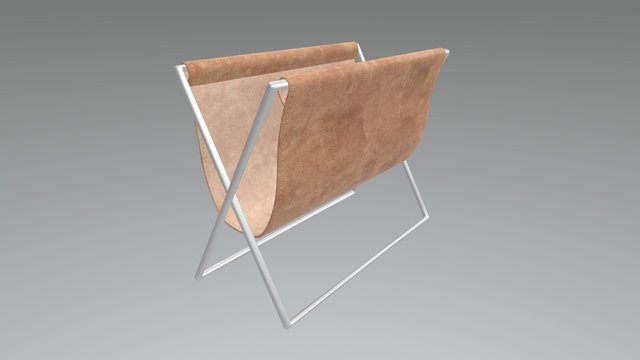 Newspaper Holder 3D Model