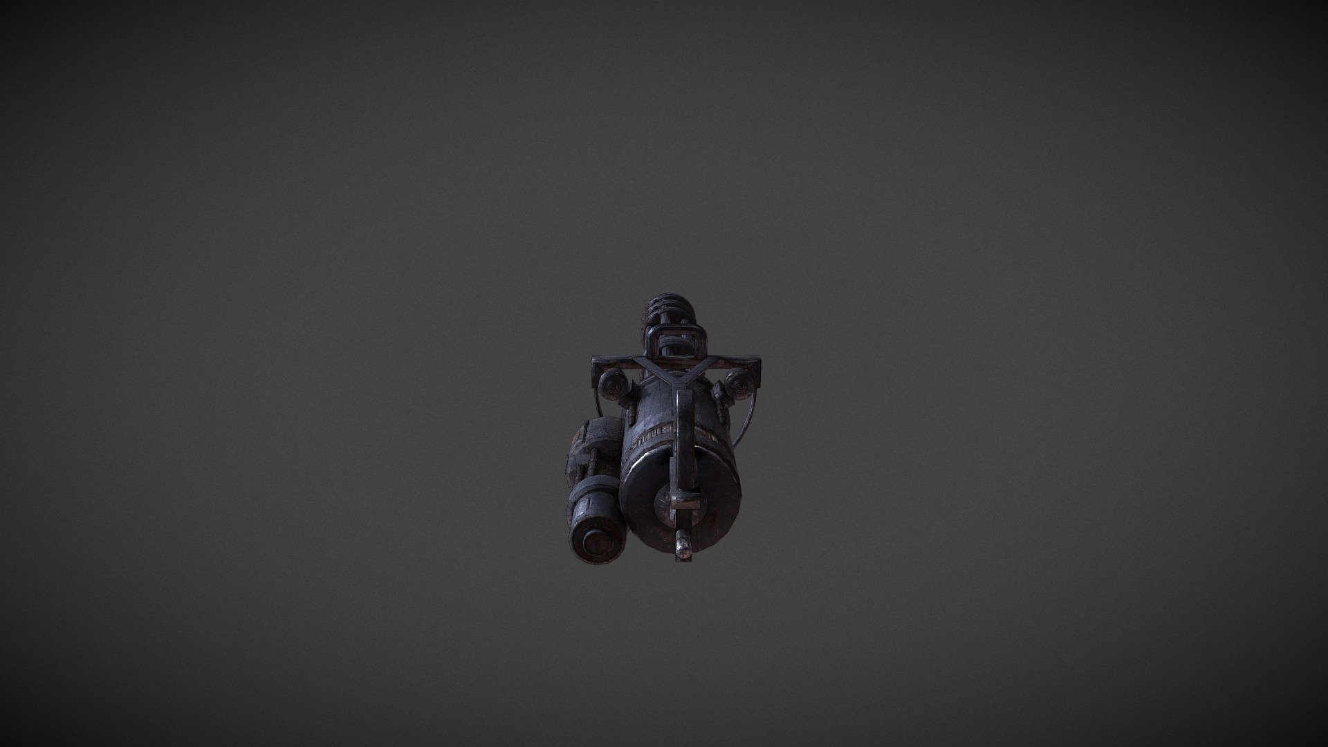 Rusted MiniGun - 3D model by Alexandre_Delaporte [64ade6c] - Sketchfab