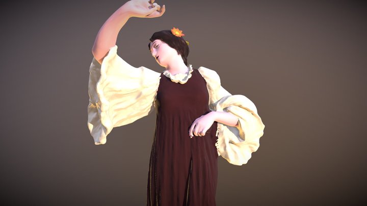 Figure of a Dancer 3D Model