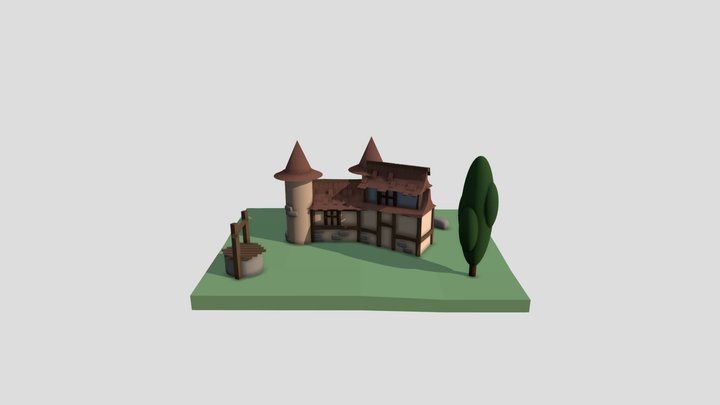 Maison Longue 3D Model