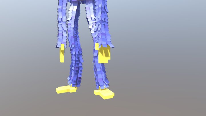 Хагги в Minecraft 3D Model