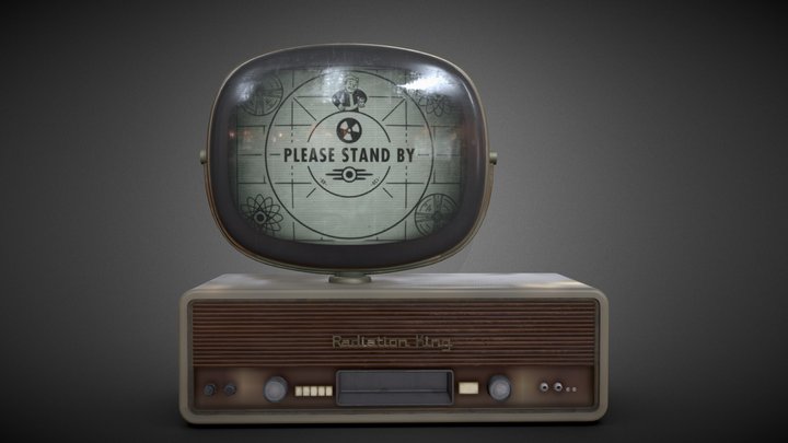 Radiation King Fallout TV 3D Model