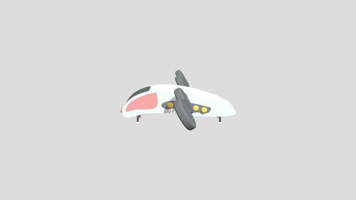 Space Ship 3D Model
