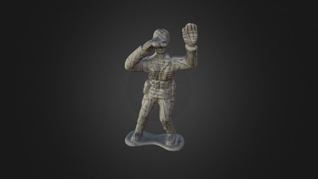 Armyman, gridlines 3D Model
