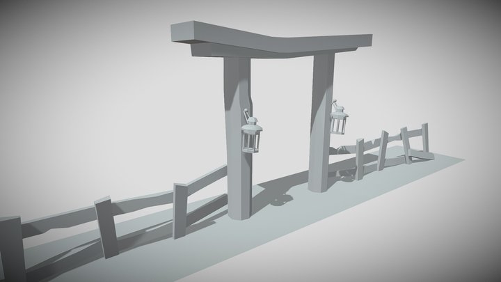 ограда из the witcher 3D Model