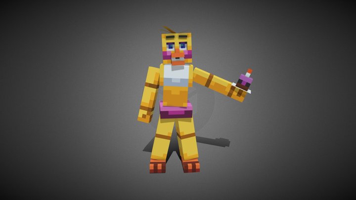 Toy Chica 3D Model
