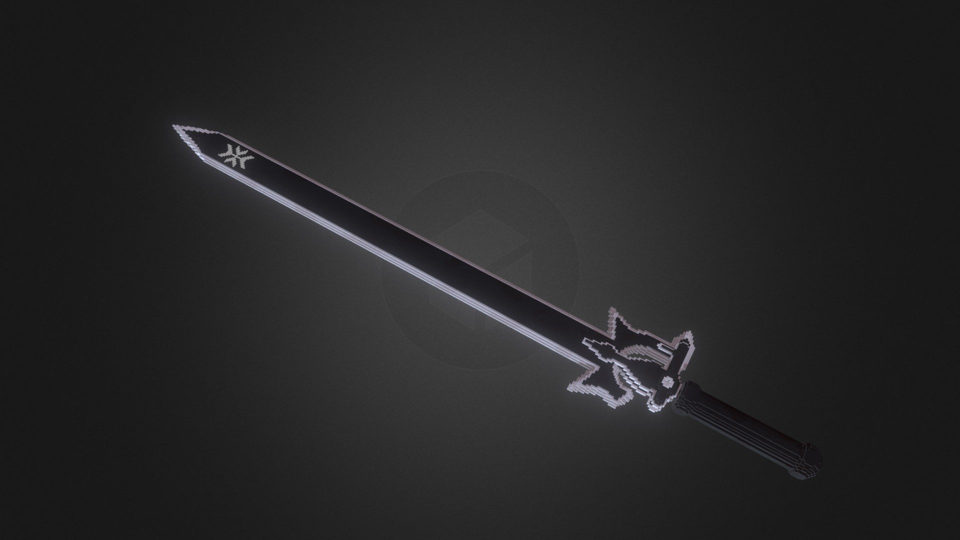 Voxel Elucidator SAO - Sword (Cubik - 128)