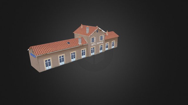 Gare de Rambervillers 3D Model