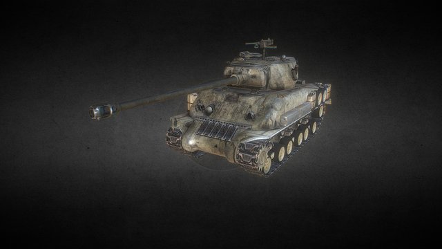 Super Sherman M51 3D Model