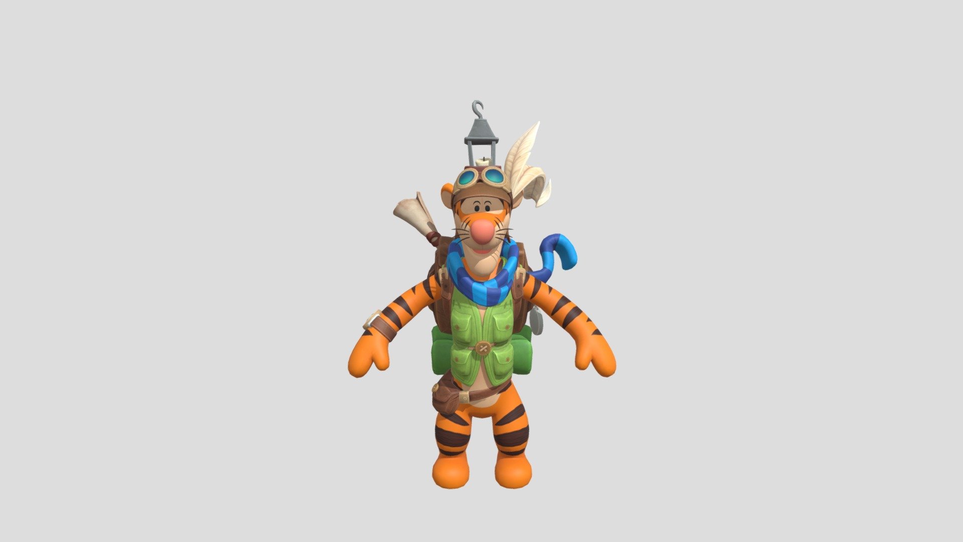 Tigger - Download Free 3D model by anderlenolan [64b7393] - Sketchfab