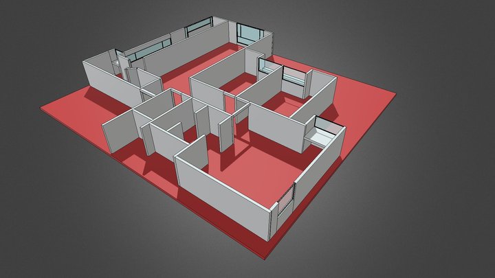 Maqueta Apartamento 3D Model