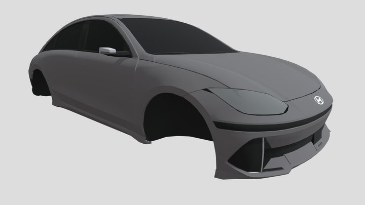 2022 Hyundai Ioniq 6 3D Model