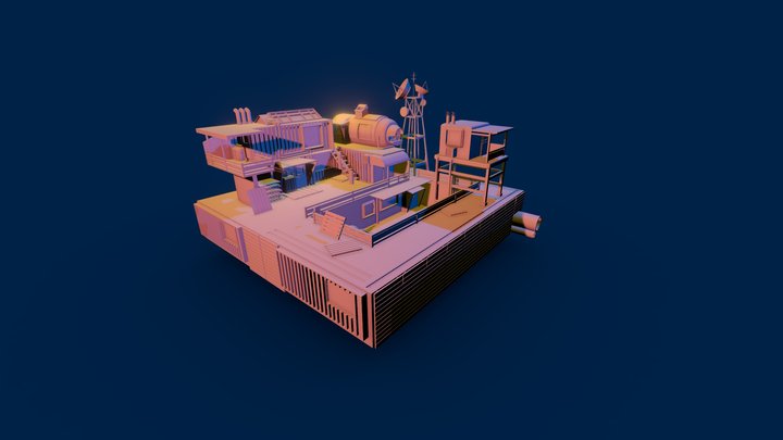 Small Facility 3D Model