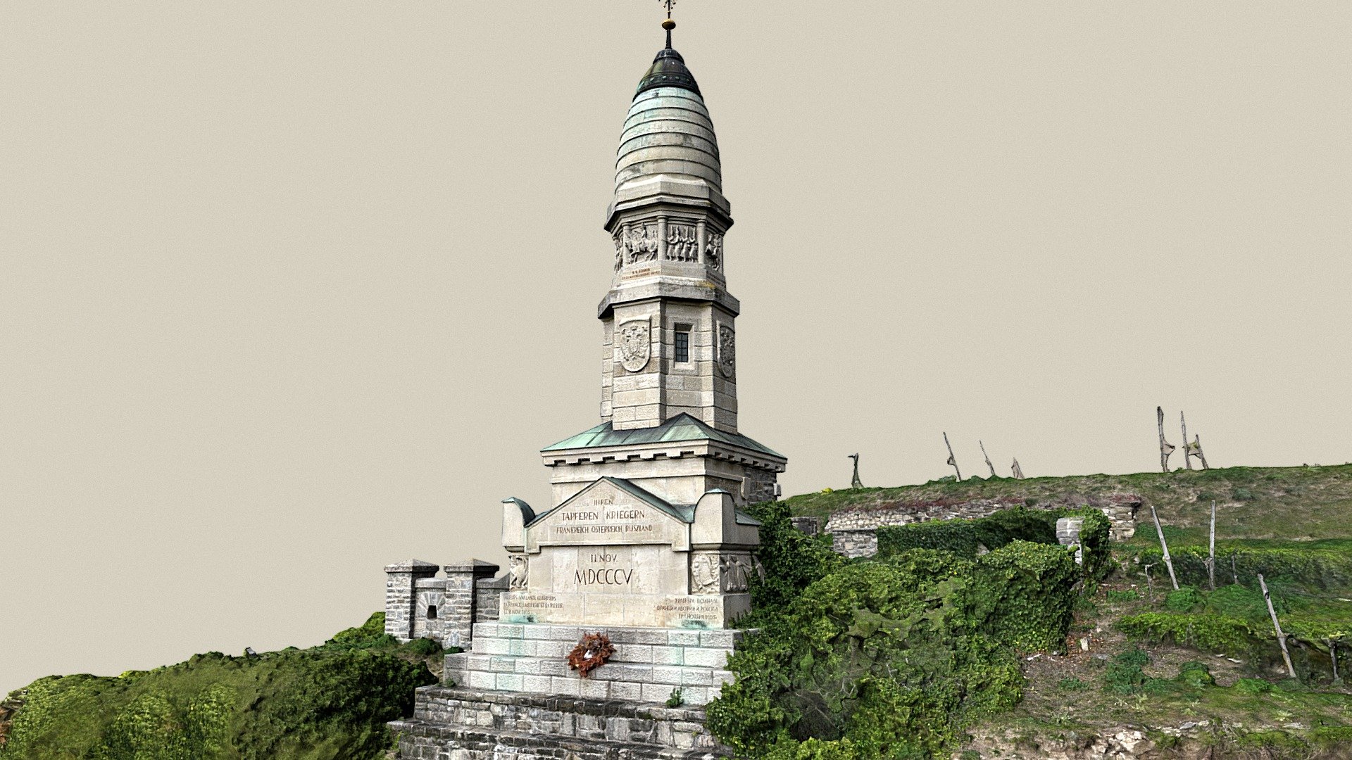 Franzosendenkmal — Sketchfab embed 3D viewer