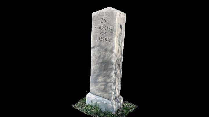 «25 Kilometer von Luzern» in Geuensee – Modello 3D gratuito STL