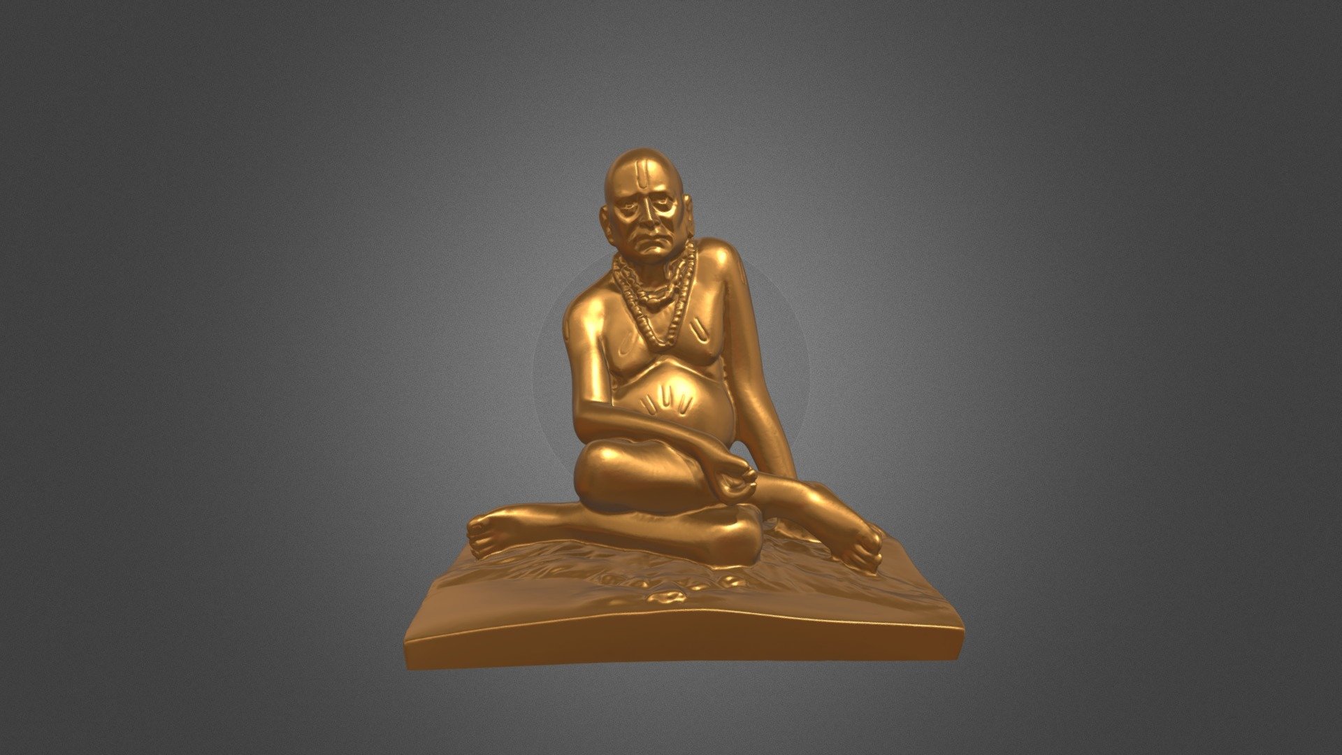 Swami Samarth - Buy Royalty Free 3D model by SD (@satishdesai) [64b978b]