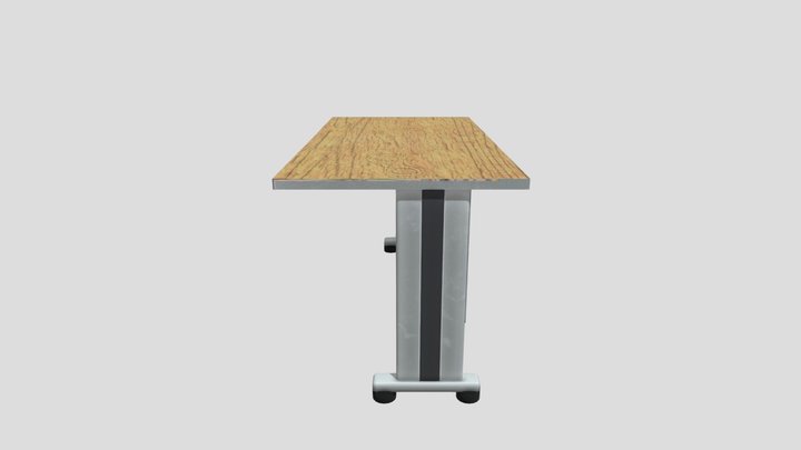 Office I-Desk 3D Model