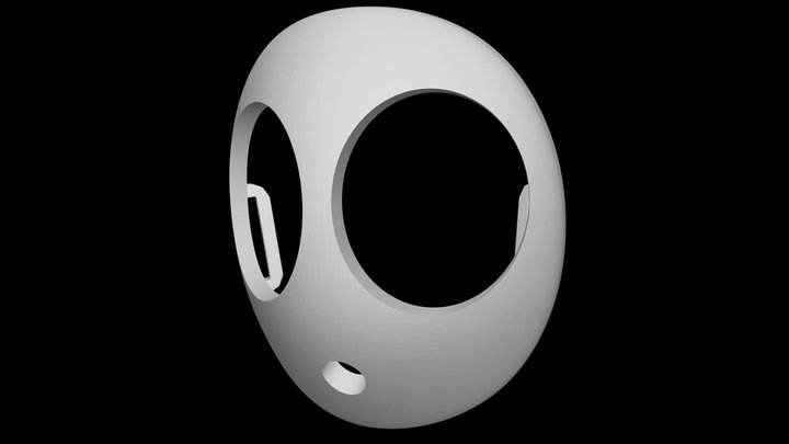 Shy Guy Mask – Modello 3D gratuito STL
