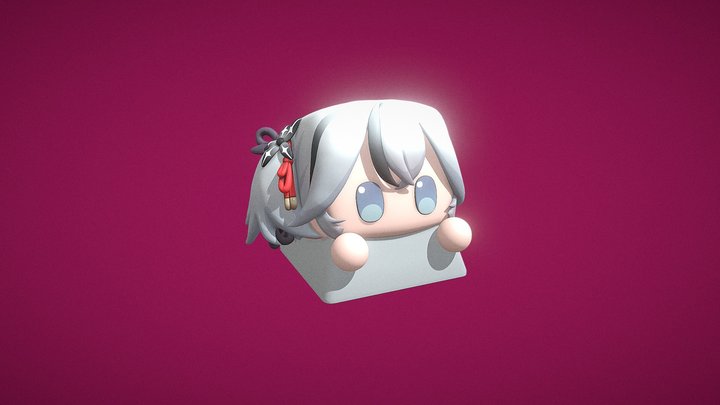 Camellya Keycap - Wuthering Waves Fanart 3D Model