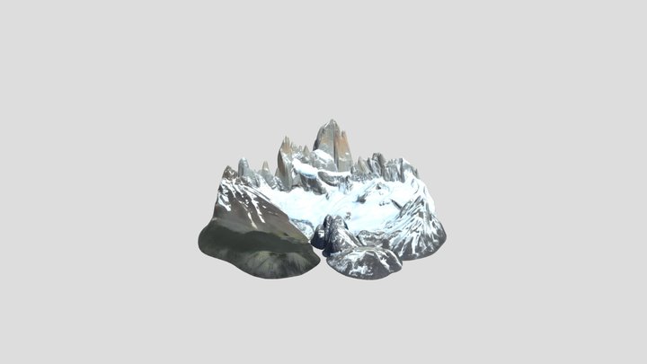 El Chalten Montaña 3D Model