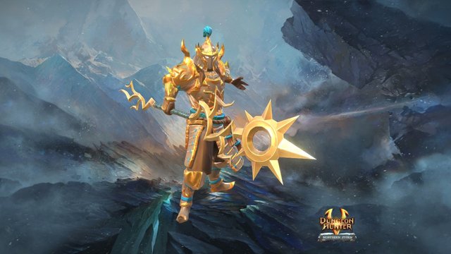 Dawngrace Armor + Thundereye Staff 3D Model