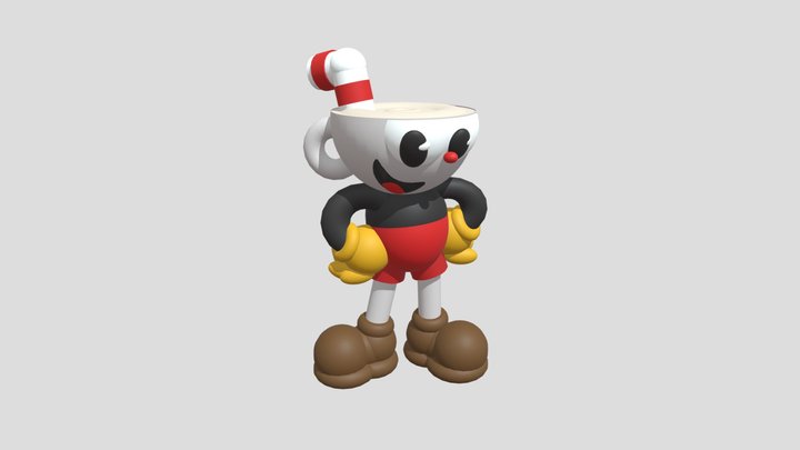 cuphead red 3D Model