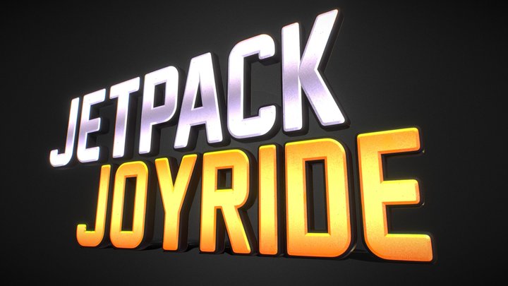 Jetpack Joyride 3d Logo 3D Model