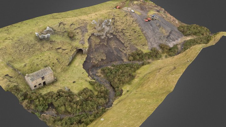 Middle Greenlaws Lead Mine, Lower Site 3D Model