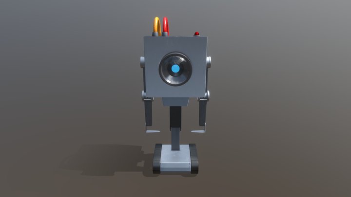 Rick and Morty - Butter Robot 3D Model