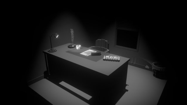 Office Noir 3D Model