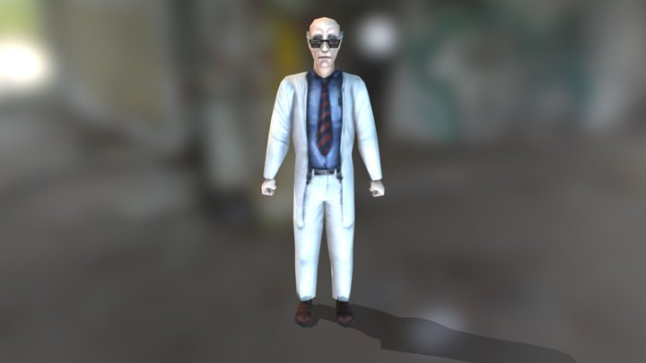 Half-Life 1 Scientist 3D Model