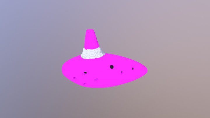 Ocarina Ow My Eyes Pink 3D Model