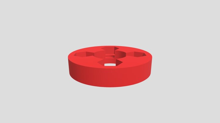 3Drag_Central_z-axis_with_trapezoidal_leadscrew_ 3D Model