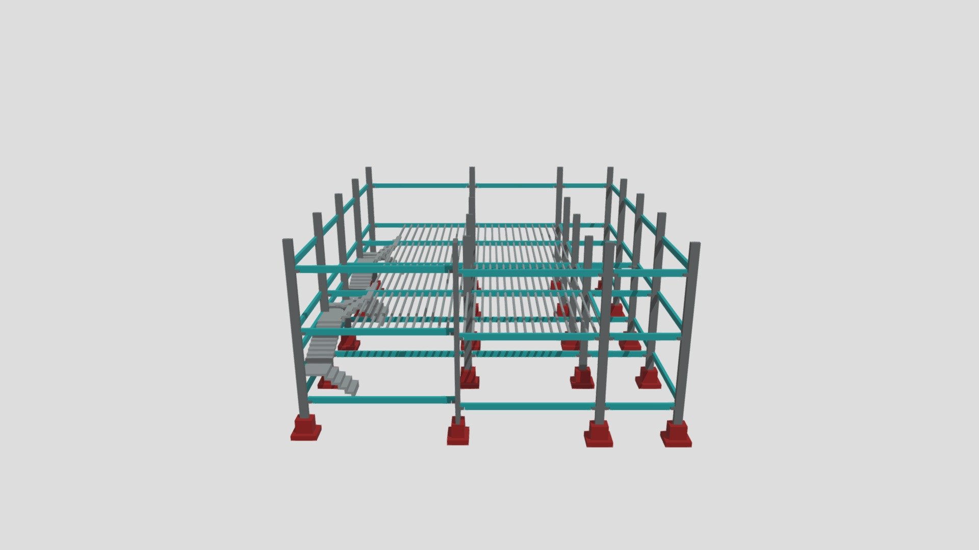 Modelagem Estrutural R03 — Sketchfab embed 3D viewer