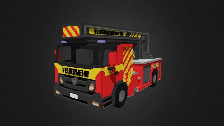 Fire Ladder 3D Model
