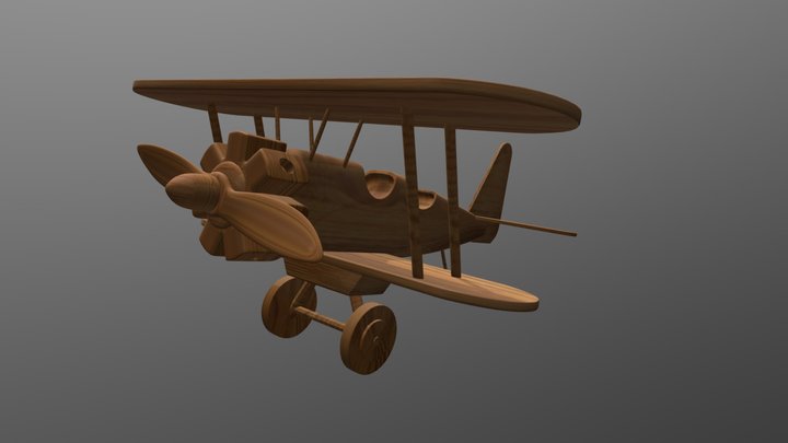Wood Plan 3D Model